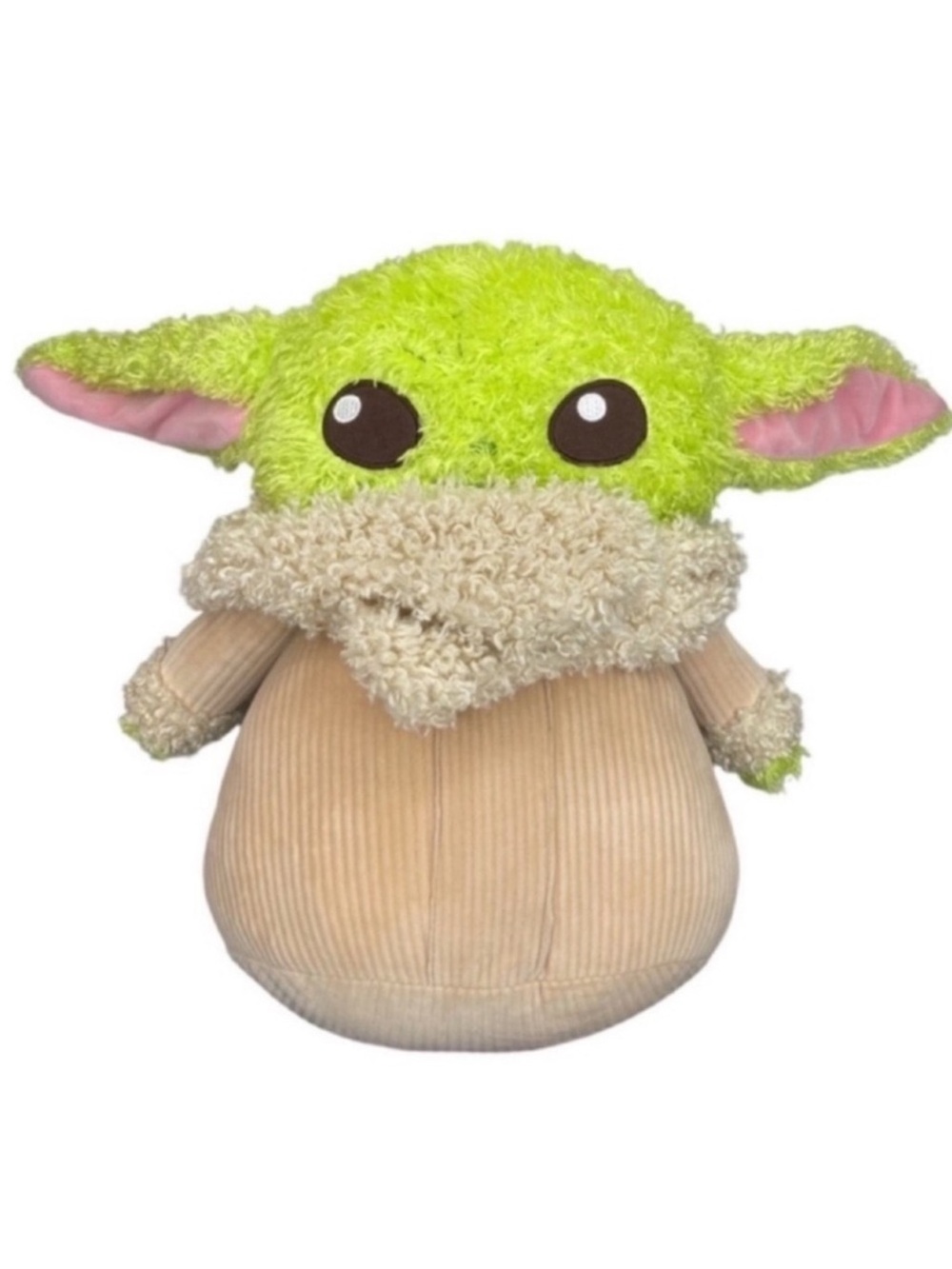 Mattel Star Wars Grogu Soft 'N Fuzzy Plush Sound Toy 12" Baby Yoda Mandalorian